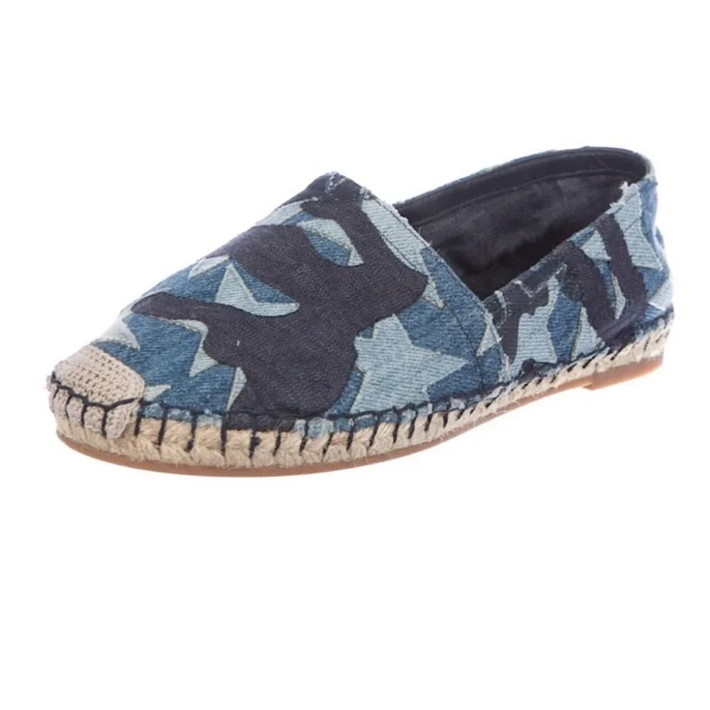 Valentino Garavani Camouflage Camustars Espadrille Flats Shoes